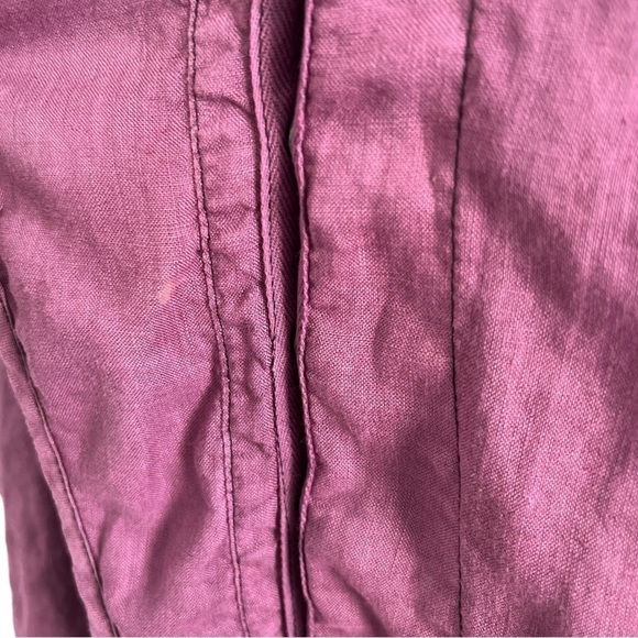 Cynthia Ashby Ruffle Cotton Long Sleeve Top - Picture 10 of 11